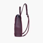Burgundy suede adventure backpack - Image 4