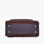 Dark brown suede adventure backpack - Image 4