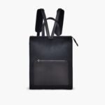 Black suede adventure backpack - Image 2