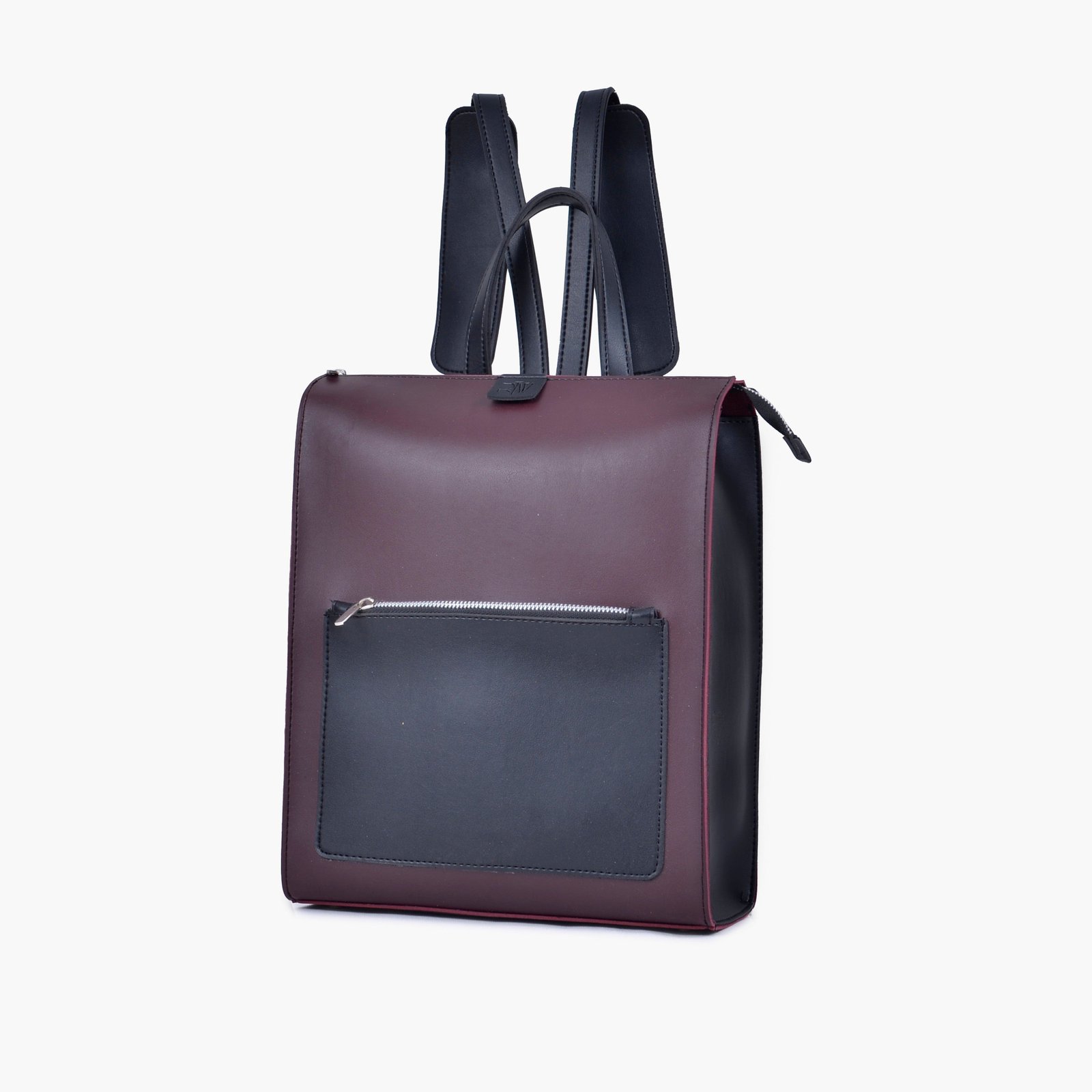 ABP-08-01 Burgundy and black adventure backpack - Image 1