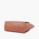 Brown classic tote bag - Image 10