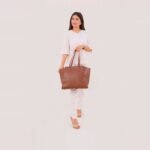 Brown classic tote bag - Image 14