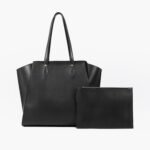 Black classic tote bag