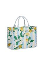 Lemon Stripe Tote Bag