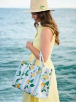 Lemon Stripe Tote Bag - Image 2
