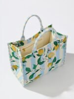Lemon Stripe Tote Bag - Image 3