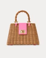 Lilly Pulitzer Leena Top Handle Bag - Cherry Blossom Pink