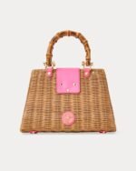 Lilly Pulitzer Leena Top Handle Bag - Cherry Blossom Pink - Image 4