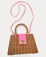 Lilly Pulitzer Leena Top Handle Bag - Cherry Blossom Pink - Image 5