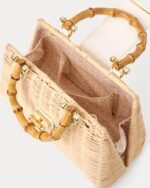 Lilly Pulitzer Leena Top Handle Bag - White X Natural - Image 2