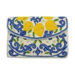 Lemon Beaded Clutch - Image 2