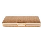 The Isla Market Bag - Cork And Gold - Image 3