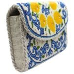 Lemon Beaded Clutch - Image 3