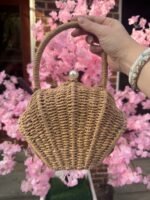 Shell Raffia Bag - Image 2