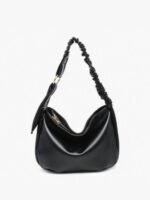 Jakarta Slouchy Shoulder Bag, Black