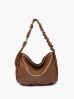 Jakarta Slouchy Shoulder Bag, Chocolate - Image 5