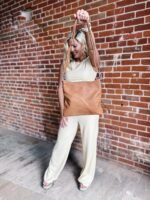 Emma Crossbody Bag, Caramel - Image 3