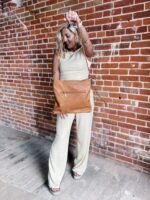Emma Crossbody Bag, Caramel - Image 4