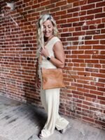 Emma Crossbody Bag, Caramel - Image 5