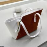 HBGP00045 Brown & White Grace Tote Bag - HBGP - Image 5