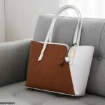 HBGP00045 Brown & White Grace Tote Bag - HBGP - Image 3