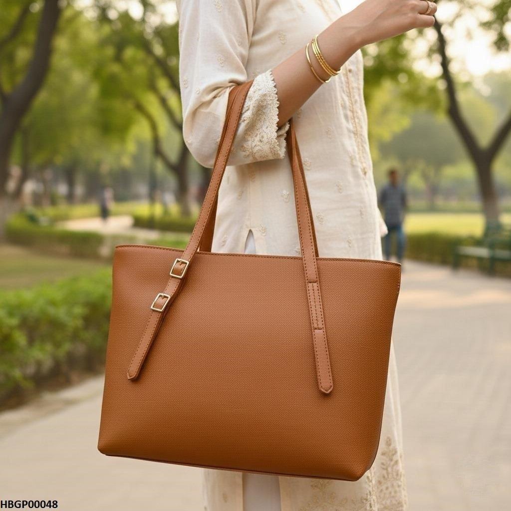 IMG-20251212-WA0149.jpg HBGP00048 Light Brown Vintage Tote Bag - HBGP - Image 1