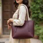 HBGP00049 Dark Brown Vintage Tote Bag - HBGP - Image 2