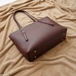 HBGP00049 Dark Brown Vintage Tote Bag - HBGP - Image 4