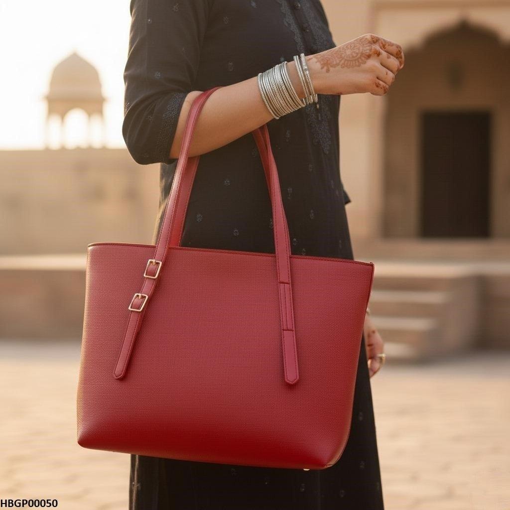 IMG-20251212-WA0160.jpg HBGP00050 Maroon Vintage Tote Bag - HBGP - Image 1