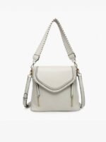 Lorelei Vegan Leather Crossbody, Ivory - Image 2