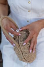Shell Raffia Bag - Image 3