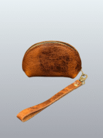 Light Brown Taco Design Leather Purse - Image 2