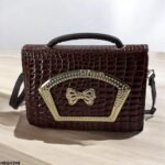 HBGH249 CYG Crocodile Pattern Hand Bag- HBGH - Image 2
