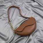 HBGP00075 Aurelia Saddle Armpit Bag Brown - Image 2