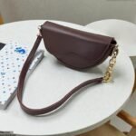 HBGP00072 Aurelia Saddle Armpit Bag Dark Brown - Image 3