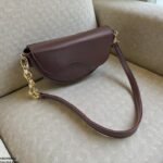 HBGP00072 Aurelia Saddle Armpit Bag Dark Brown - Image 2