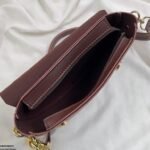 HBGP00072 Aurelia Saddle Armpit Bag Dark Brown - Image 5