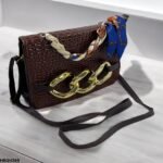 HBGH269 CYG Silk Scarf Linked Chain Bag- HBGH - Image 3