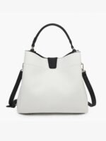 The Tati Satchel, White/Black - Image 3