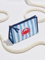 Crab & Rosé Zip Pouch - Image 2