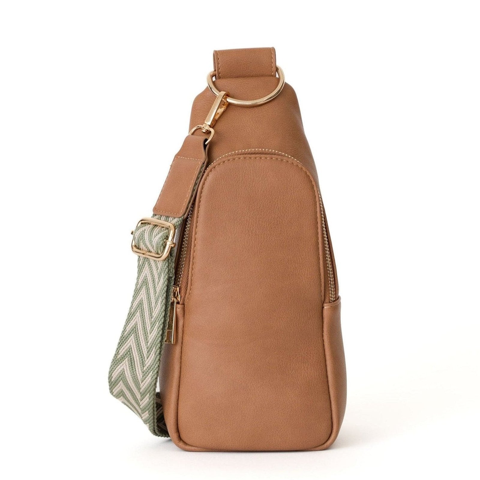 hearttakethewheel_PinkCove_2024_09-1_8f9b3eed-9ec3-4b80-9afa-270b223ff7ee Nikki Sling | Saddle Vegan Leather Modern Everyday Bag - Image 1