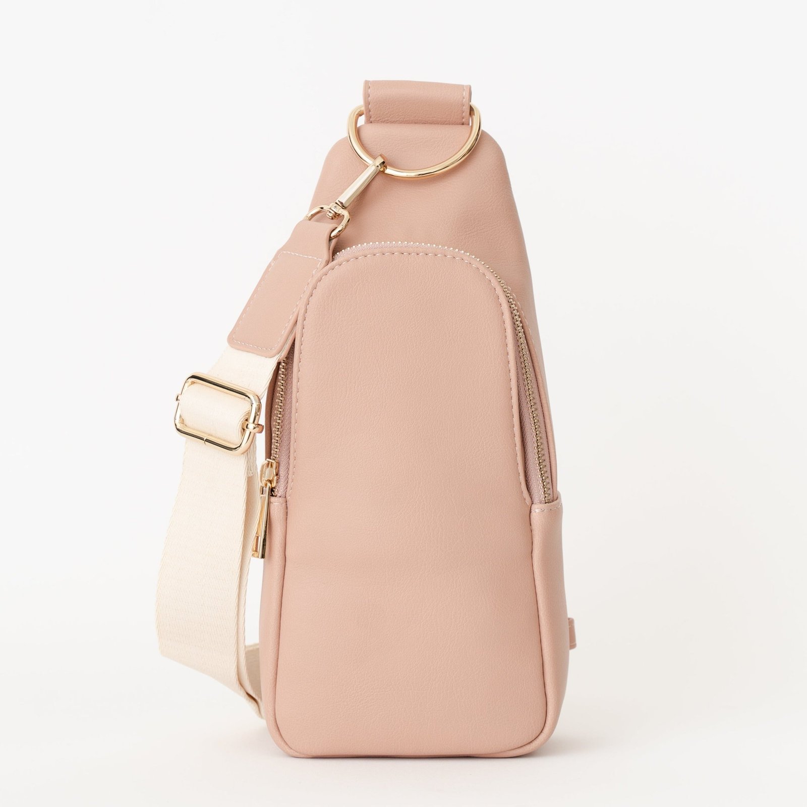 hearttakethewheel_PinkCove_Nov23-7 Nikki Sling | Limited Edition Pink Vegan Leather Modern Everyday Bag - Image 1