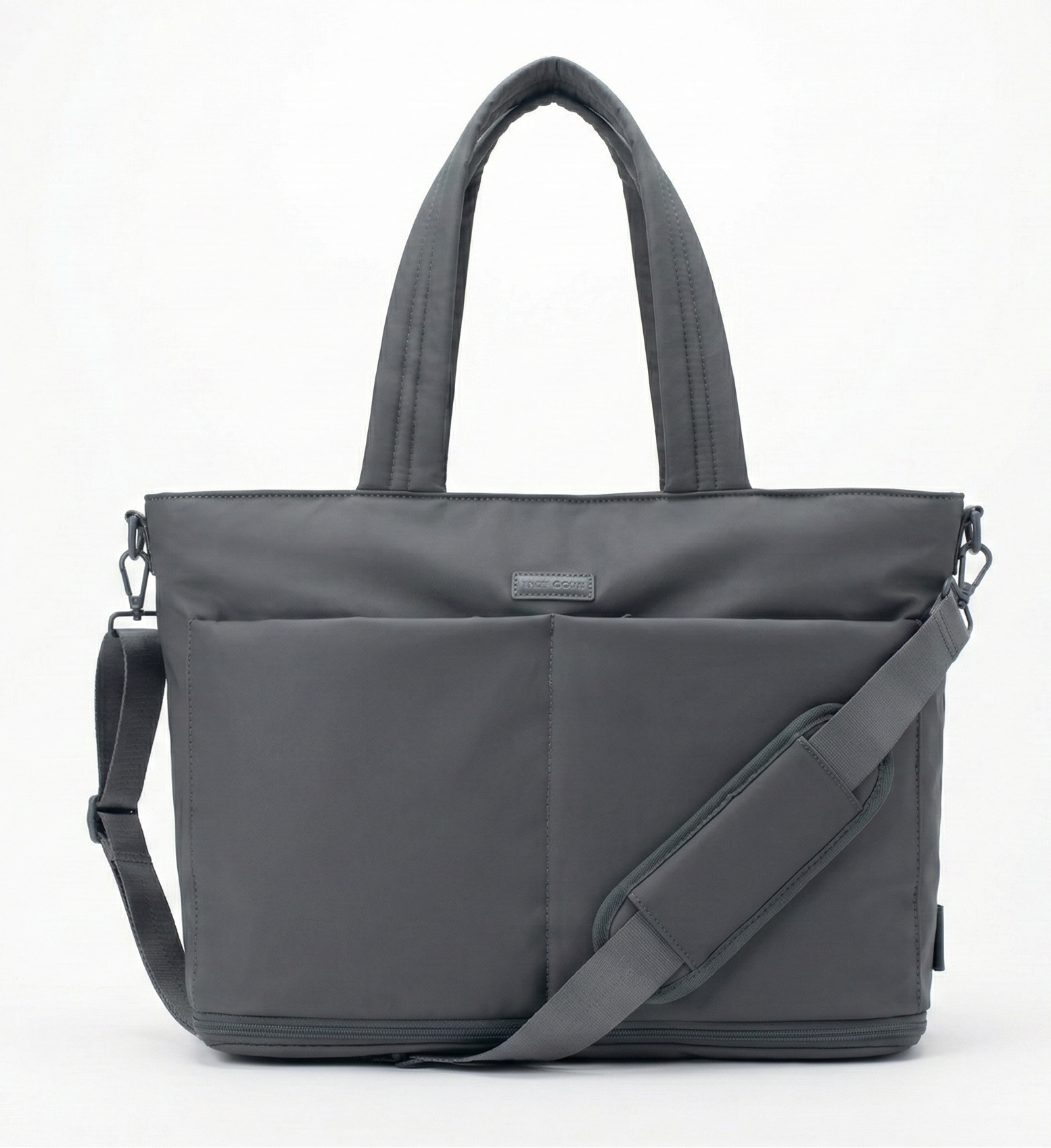 slate_tate_tote Tate Expandable Tote | Work, Travel and School Bag - Slate - Image 1